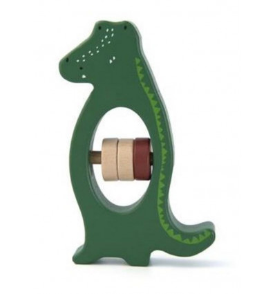 WOODEN RATTLE MR. CROCODILE 232