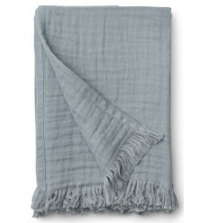 MAGDA MUSLIN BLANKET DOVE BLUE 21