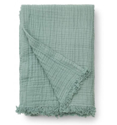 MAGDA MUSLIN BLANKET PEPPERMINT 21