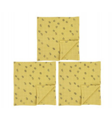 MUSLIN CLOTHS 55X55CM 3P SUNNY SPOTS 221