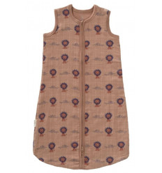 SLAAPZAKMUSLIN 2-LAAGS LION 6-12M 21