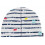 B HAT RAHWAY AOP PATRIOT BLUE 3M-6M