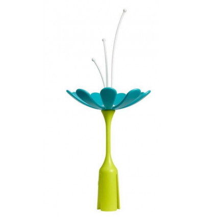 STEM EGOUTTE BIBERON FLEUR BLEU 24