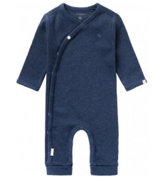 U PLAYSUIT LS RIB NEVIS NAVY MEL 56 21