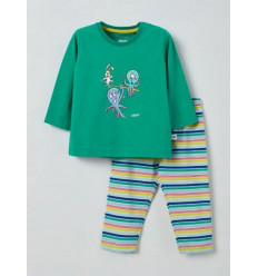UNISEX PYJAMA GROEN 1M 21