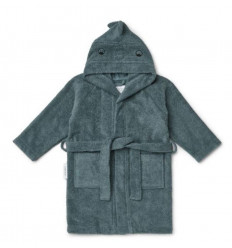 LILY BATHROBE DINO WHALE BLUE 3-4Y 21