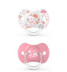MEMOR SPEEN SIL FLAT +18M PINK DUO 241