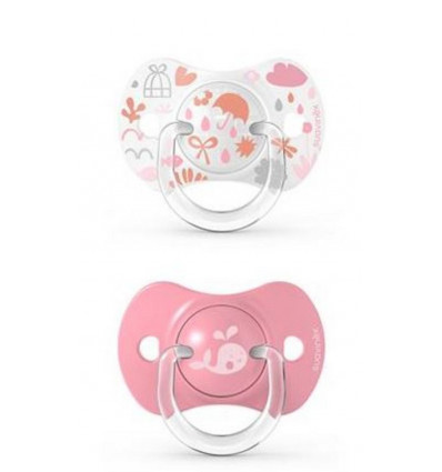 MEMOR SPEEN SIL FLAT +18M PINK DUO 241