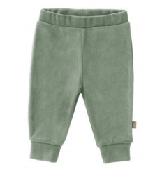 PANTS VELOUR FEET FOREST GREEN 0-3M 25