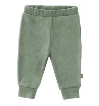 PANTS VELOUR FEET FOREST GREEN 0-3M 25