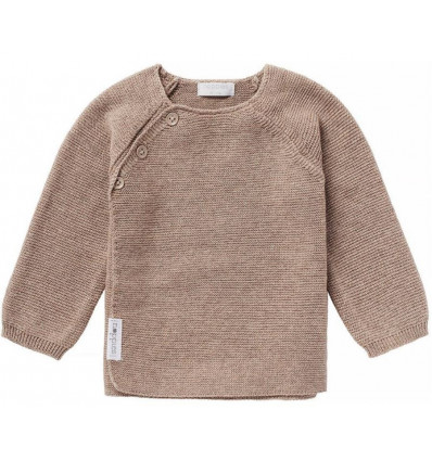 U CARDIGAN KNIT LS PINO TAUPE MEL 68 21