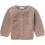 U CARDIGAN KNIT NAGA TAUPE MELANGE 74 21