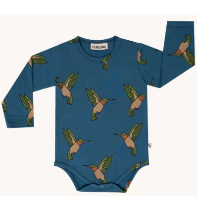 HUMMINGBIRD BODYSUIT LONGSLEEVE 74/80 21
