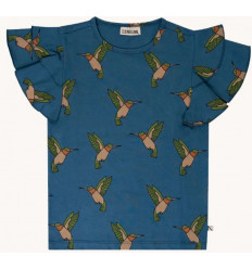 HUMMINGBIRD RUFFLED SHIRT 134/140 21