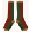 KNEE SOCKS COLORS GINGER/GREEN 2-4Y 21