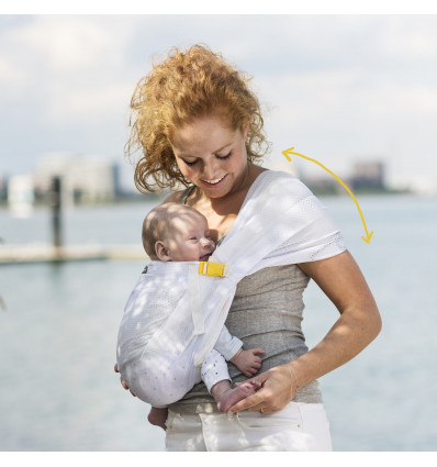 BUIKDRAGER MINI SLING WHITE 22