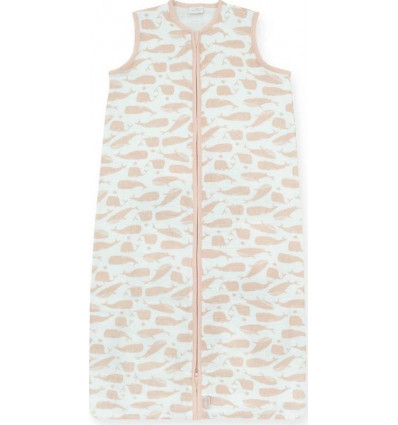 SLAAPZAK ZOMER 90CM WHALES PALE PINK 22