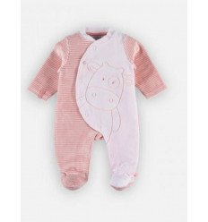PYAMA ROSE STREPEN FLUWEEL 1M 21