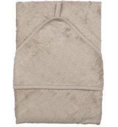 HOODED TOWEL FEATHER GREY 25
