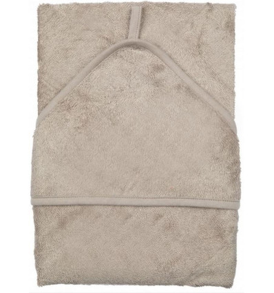 HOODED TOWEL FEATHER GREY 25
