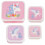 LUNCH & SNACK BOX SET UNICORN 21