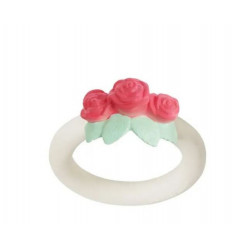 TEETHING RING ROSE BUD 21