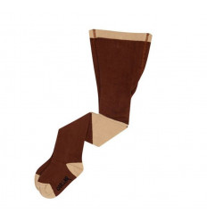 TIGHTS DIAGONAL BROWN/SAND 4-6Y 21