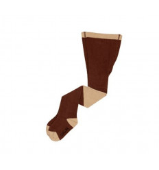 TIGHTS DIAGONAL BROWN/SAND 2-4Y 21