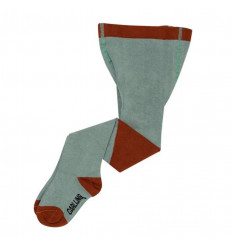 TIGHTS DIAGONAL BLUE/GINGER 2-4Y 21