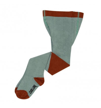 TIGHTS DIAGONAL BLUE/GINGER 2-4Y 21