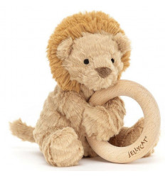 FUDDLEWUDDLE LION WOODEN RING TOY 213