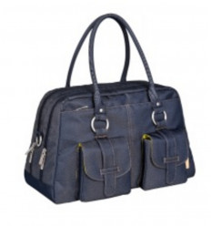 VINTAGE METRO BAG GREENLABEL DENIM BLUE