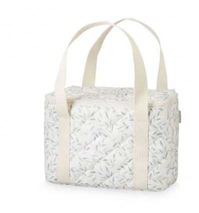 COOLER BAG GREEN LEAVES 21