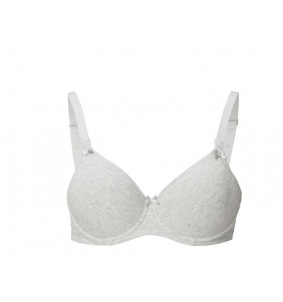 COTTON COMFORT NURSING BRA B85 GREY 21