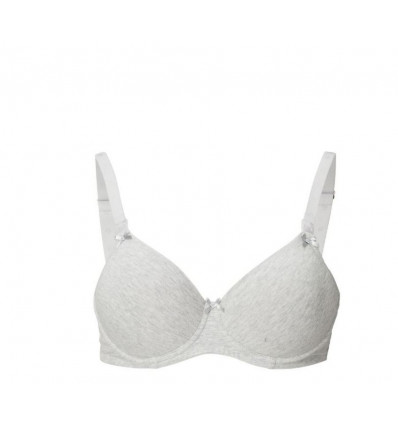 COTTON COMFORT NURSING BRA E85 GREY 21
