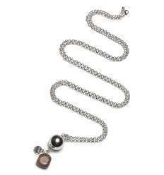 BB GEMSTONE AGATE CRYSTAL SILVERPLATE 21