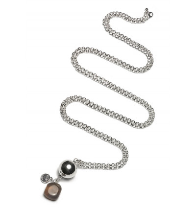BB GEMSTONE AGATE CRYSTAL SILVERPLATE 21