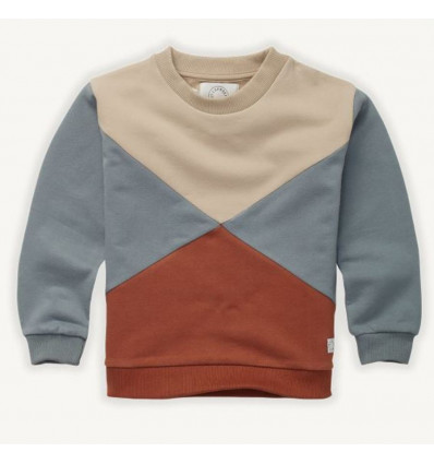 SWEATSHIRT COLORBLOCK AUBURN 6Y 21