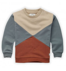 SWEATSHIRT COLORBLOCK AUBURN 3Y 21