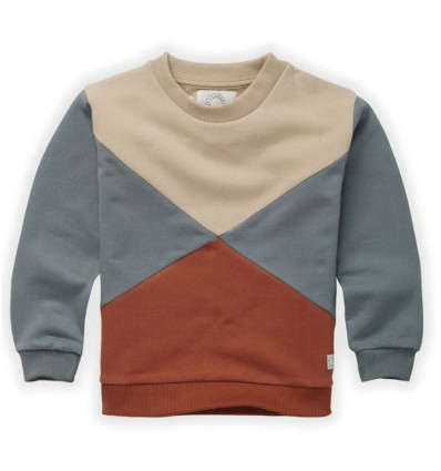 SWEATSHIRT COLORBLOCK AUBURN 3Y 21