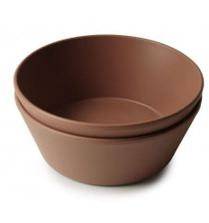 BOWL ROUND CARAMEL 2 PCS 24