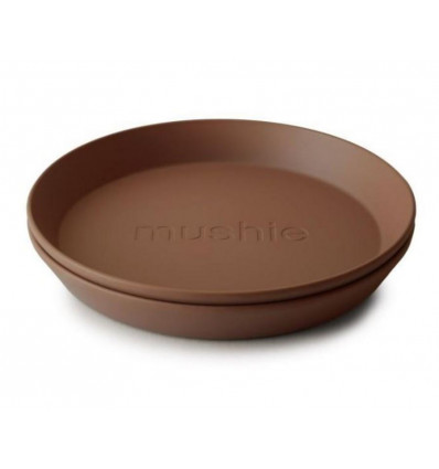PLATES ROUND CARAMEL 2 PCS 24