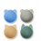 MALENE SILICONE BOWL 4P PEPPERMINT 21