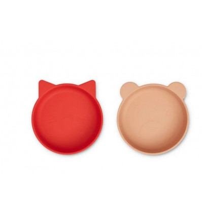 VANESSA BOWL 2P APPLE RED/ROSE 21