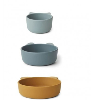 EDDIE BOWLS 3P GOLDEN CARAMEL/BLUE 21