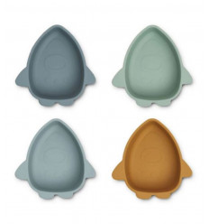 IGGY SILICONE BOWLS 4P SPACE BLUE 21