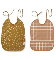 LAI BIB PRINT 2P GRAPH STROKE/CARAMEL 21