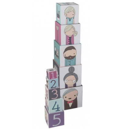 STACKING BLOCKS 10 PCS VILLAGE 62
