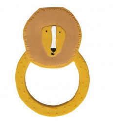 NATURAL RUBBER ROUND TEETHER MR.LION 024