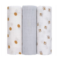 SWADDLE&BURP BLANKET L DRAGONFLY 24